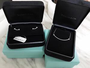 tiffany包装盒蒂芙尼笑脸项链盒礼品袋手镯手链戒指对戒耳钉盒