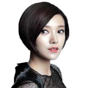 中分假发女短发bobo韩国波波头自然蓬松时尚帅气圆脸仿真发型头套