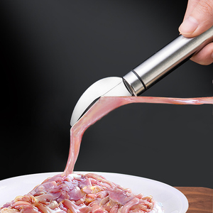 304不锈钢通肠刀家禽通肠神器杀黄鳝泥鳅剖鱼肚 鸡肠鸭肠破肠工具