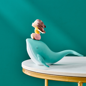 小鲸鱼摆件