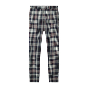 正品现货 burberry 博柏利新品复古格子休闲羊毛男裤长裤休闲西裤