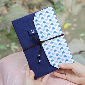 布艺书套保护套包书皮手帐书衣a5可调节拼接手工笔记本印花书夹