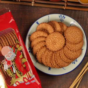 麦田守望2002淘宝寿星老头九州奇味葱油饼干嘉士利童年记忆老人头