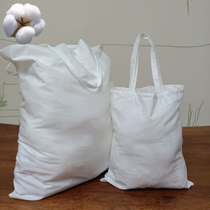 纯棉手提袋 装馒头神器 环保白色棉布袋子可定做带缩口绳重复使用