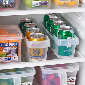 日本进口SANADA冰箱冷藏收纳盒食品收纳筐整理盒子食物保鲜盒托盘
