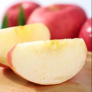 花和生活洛川苹果皮薄肉脆多汁有蜂蜜的香味果肉密度高一级红富士