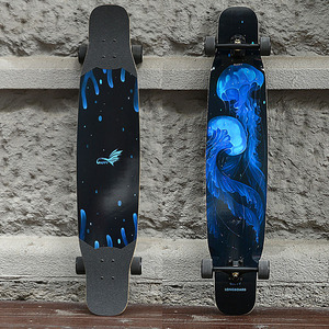 孔雀鱼长板专业板gappy滑板男女生初学成人刷街代步新手平花舞板