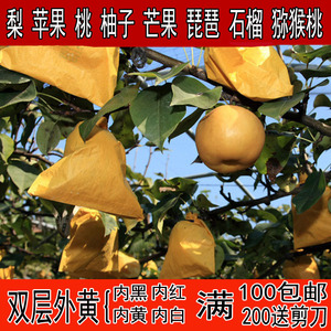 套袋梨子包装果树防鸟防虫育果袋苹果桃保护通用橙子水果透气果实