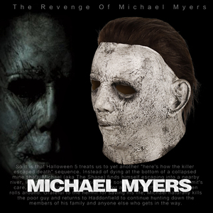 恶魔头套麦克梅尔面具角色扮演麦克梅尔头套电影月光光心慌慌人脸