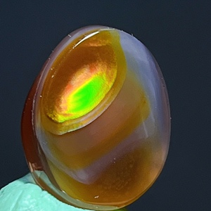 墨西哥天然水晶火玛瑙半宝石吊坠项坠裸石随形原石矿标教学情侣