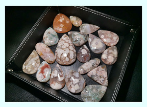 晴天石头铺特价天然樱花玛瑙无孔裸石带晶洞矿坑大吊坠适合diy