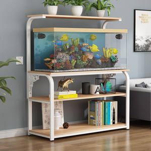 欧式鱼缸架子底柜金属底架底座烤漆架草缸支架鱼缸架子铁艺鱼缸柜