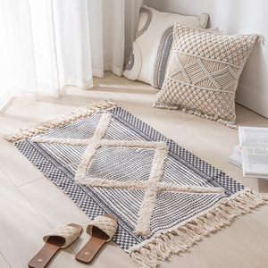 摩洛哥北欧地毯高级感家用客厅沙发毯个性现代简约民宿榻榻米地垫