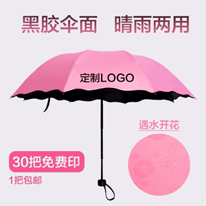 活动礼品实用公司精美礼物宣传广告雨伞定制印LOGO开业礼品随手礼