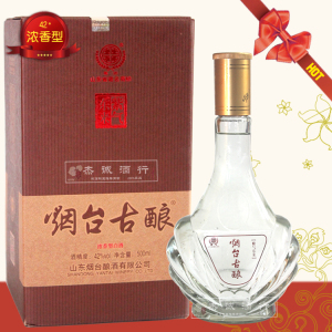 烟台古酿紫气东来 浓香型白酒 42度 500ml 单只 烟台特产