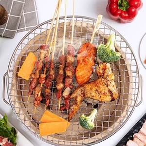 围炉烤炉老式碳火炉泥炉炭炉家用室内烧烤锅火锅一体家用烤茶煮茶