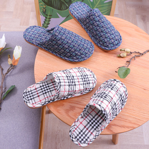 地板拖鞋室内软底布家用冬