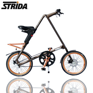 台湾速立达折叠车STRIDA快速折叠18寸SX皮带传动便携折叠自行车