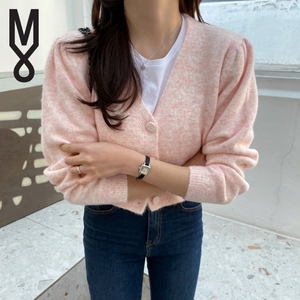 韩国女装miamasvin泡泡针织开衫