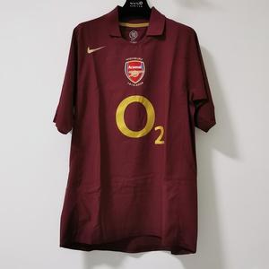 100分正品全新无牌阿森纳0506主场海布里短袖球迷版球衣 195578