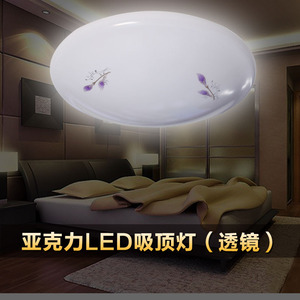 经典亚克力LED吸顶灯圆形卧室灯房间灯过道现代简约阳台厨卫灯饰