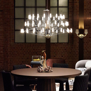 北欧餐厅吊灯现代艺术别墅客厅吧台满天星创意个性萤火虫大气吊灯