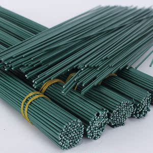 2号花杆绿铁丝diy鲜花花束包装材料花店用品香皂玫瑰仿真花杆铁丝