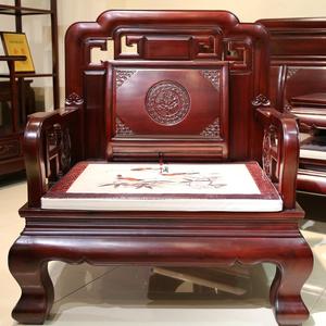 非洲酸枝木新中式客厅沙发组合红木仿古精品沙发酸枝木实木沙发
