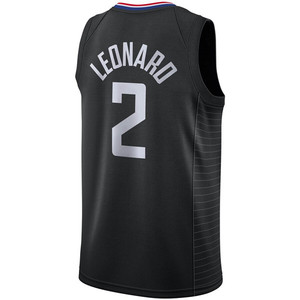 快船队卡哇伊伦纳德2号球衣猛龙马刺城市版复古sw球衣背心篮球服