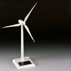 太阳能板国家电投风力华能发电机华润风车模型海陆风场金属纪念品