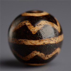 5mm精美特殊双彩虹图腾 一代邦提克圆珠 黄金尺寸