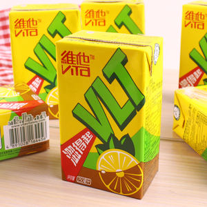 香港进口饮料 维他Vita 柠檬茶 原味涩柠檬茶饮料香港版250ml*6盒