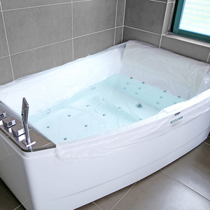 旅行住酒店一次性泡澡袋浴缸浴桶套泡澡专用浴袋泡澡桶塑料膜加厚