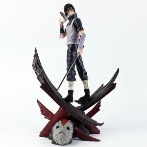 火影忍者 晓组织 幕后 宇智波鼬.暗部 面具 雕像 盒装手办