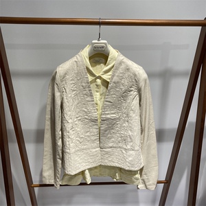 专柜1980元hanp汉麻世家棉大麻女士夹克衫春秋短款上衣外套20107