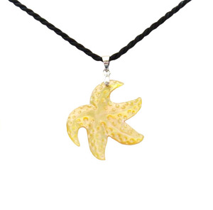 北海特产 纯天然珍珠母贝贝壳海星形项链吊坠 海螺饰品 贝雕_阿里巴巴