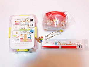 现货 日本采购正品 COCO酱 单层饭盒/圆形保鲜盒/便携筷子