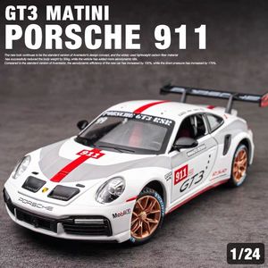 大号保时捷911GT3RS合金车模911赛事版涂装男孩玩具汽车儿童玩具