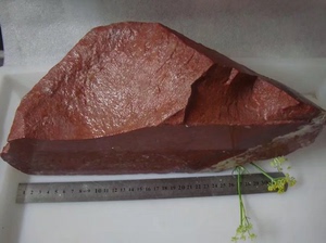 寿山石天然浙江红朱砂石原石叶腊石毛料雕刻原石观赏石印章摆件料