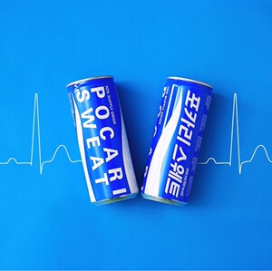 韩国东亚pocari sweat twice代言葡萄柚味饮料罐装运动饮料245ml