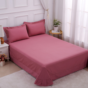 全棉床单单件床上用品纯棉布被单子枕套三件套12m15米双人18床