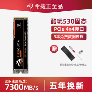 Seagate希捷酷玩530 1TB2TB4TB M.2固态硬盘PS5游戏电竞SSD/Pcie4