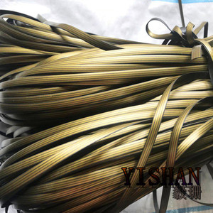 厂家直销金色扁藤装饰品藤椅编织材料藤条编织diy腾条塑料滕修补