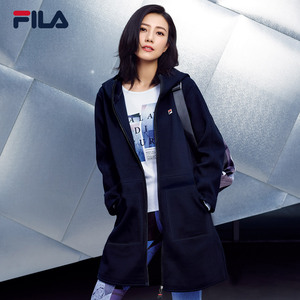 1fila斐乐高圆圆同款外套女2020秋季新款韩版中长款宽松