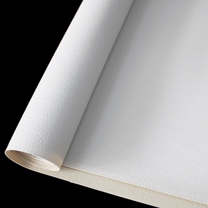 半米价 乳白色pvc人造革皮革面料pu皮软硬包背景墙仿真皮软包翻新