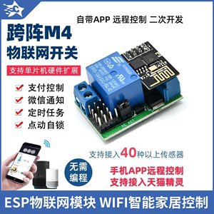 ESP8266物联网跨阵模块 wifi继电器开关带APP二次开发DIY智能家居