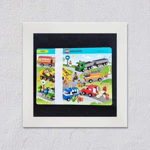 lego乐高 9333早教系列 交通工具lego创意玩具图书 图纸 说明书