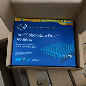 intel/英特尔 750 1.2t u2 800g mlc固态硬盘ssd pcie nvme高速盘