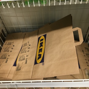 宜家ikea牛皮纸购物袋包装袋礼品袋子手提袋纸袋环保袋大号