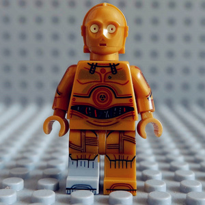 lego 乐高 星球大战人仔 sw1209 c-3po 双色腿 ucs 75341独占re